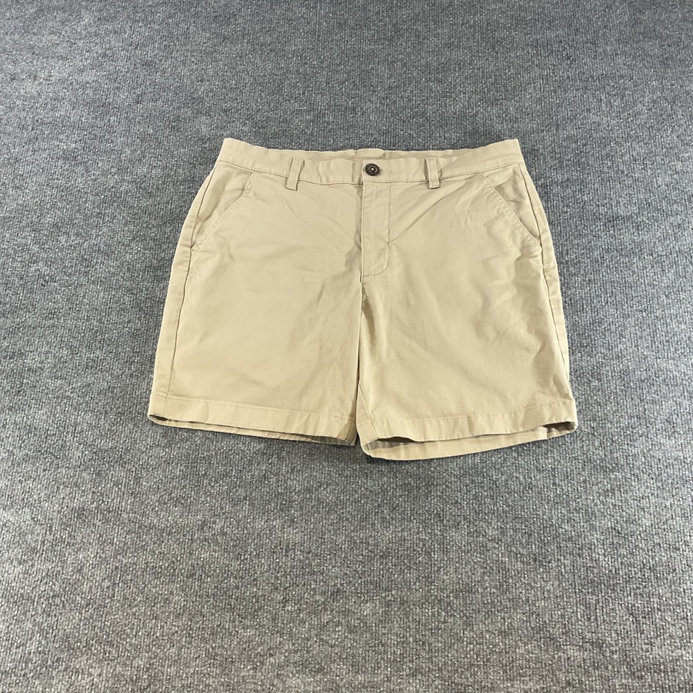 Chubbies Everywear Shorts Mens 33 Tan Khaki Chino 7 Inch Inseam Regular Fit